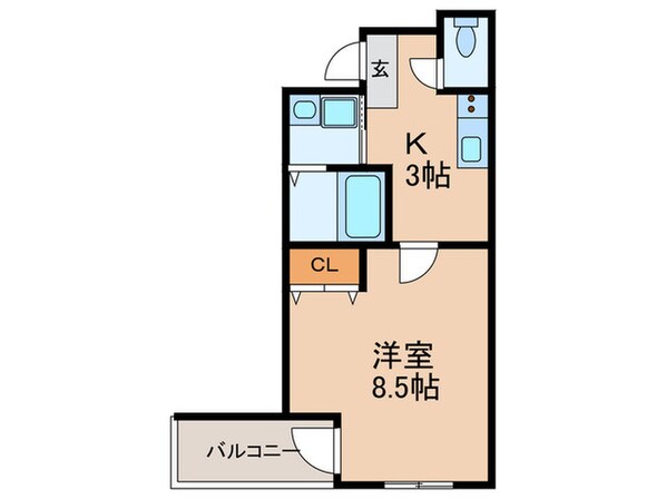 フジパレス平野郷Ⅲ番館の物件間取画像